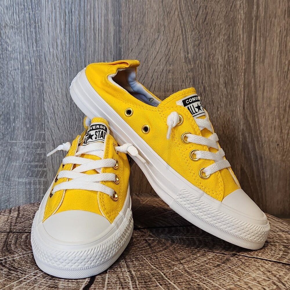Custom Chuck Taylor All Star Shoreline Slip Size 7 in Yellow